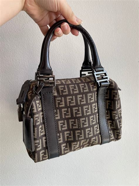 Vintage Fendi Forever Bauletto Bag 